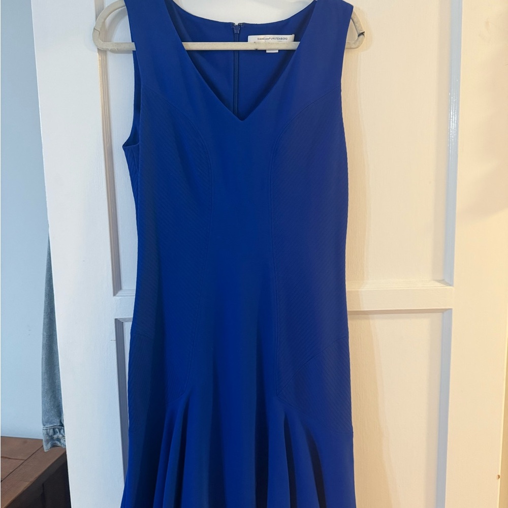 Diane Von Furstenberg Blue Dress